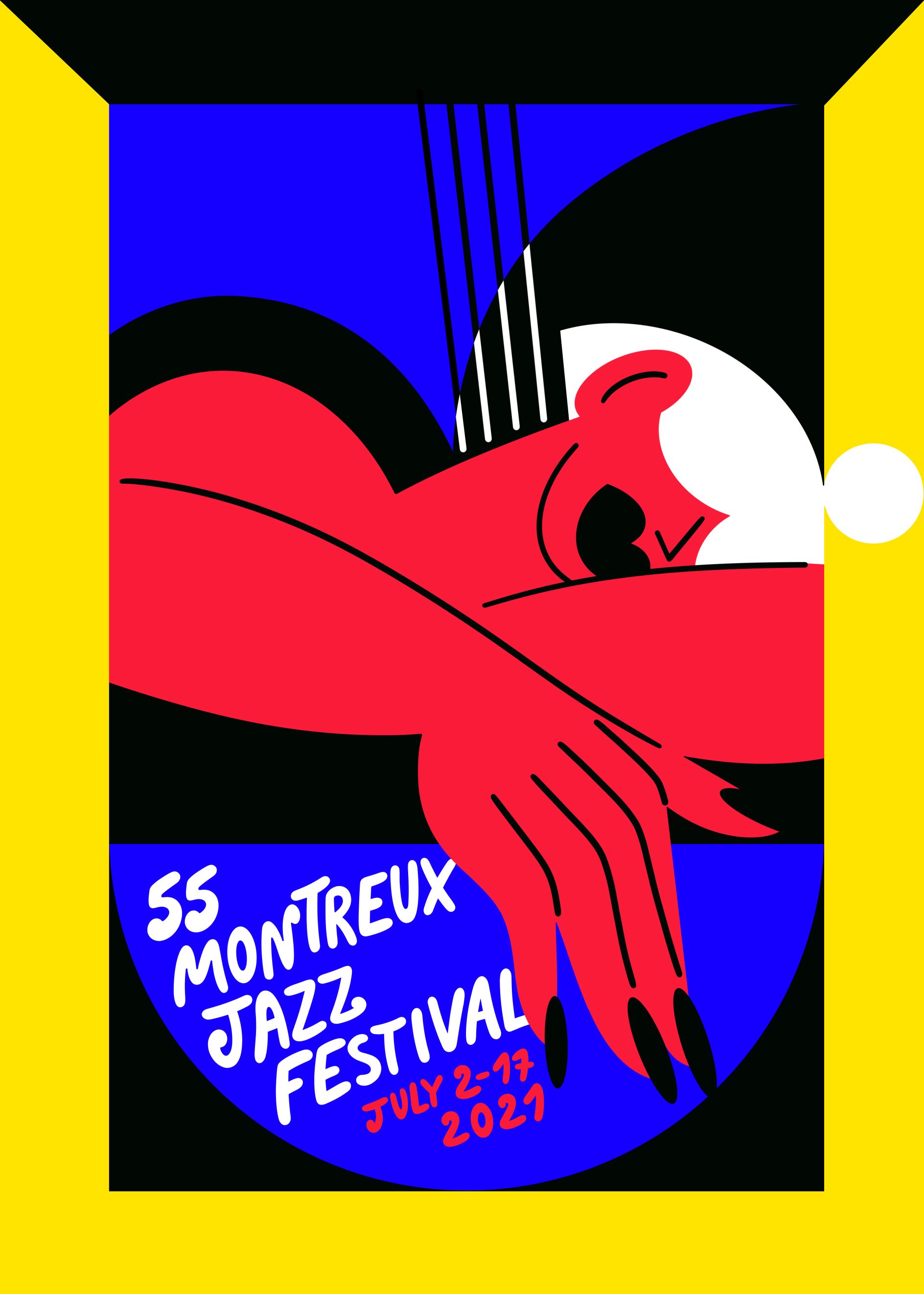 Camille Walala S Colourful Montreux Jazz Festival Poster Is Designed