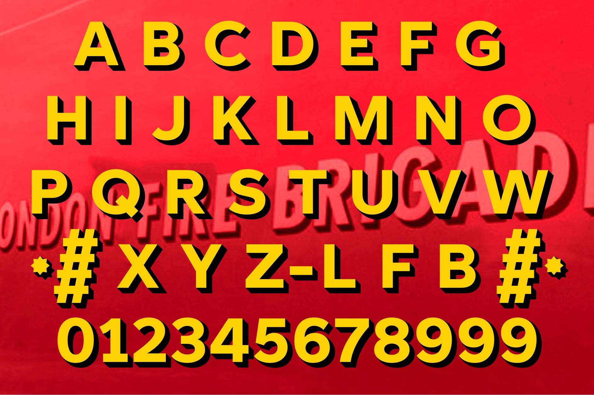 London Fire Brigade Gets A New Typeface That Nods To The Lettering Of