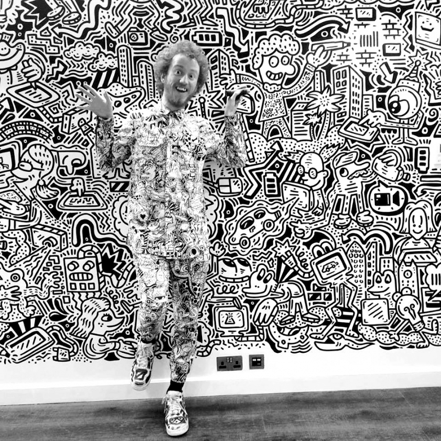 Meet Mr Doodle, the artist from another planet who wants us all to take