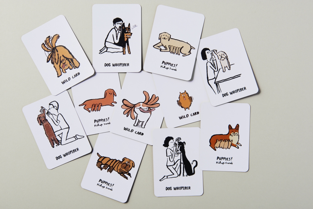 dodgy dogs: jean jullien successfully launches his first ever