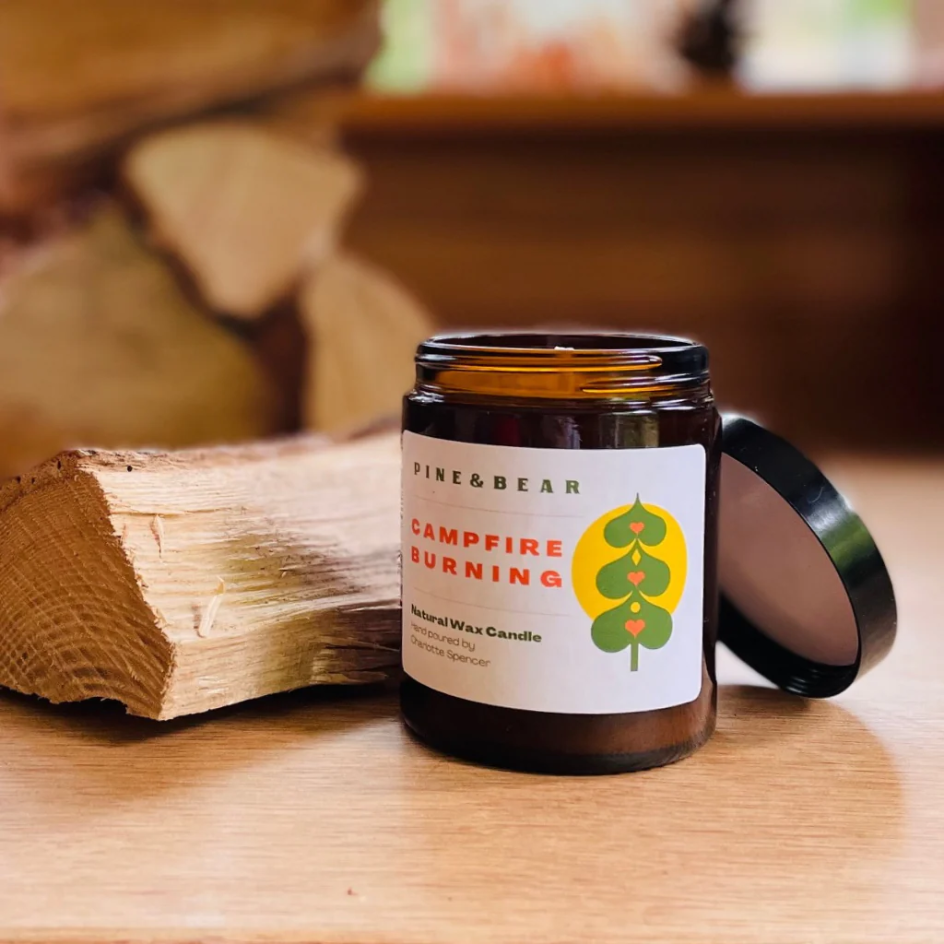 Campfire Burning Candle by Pine & Bear