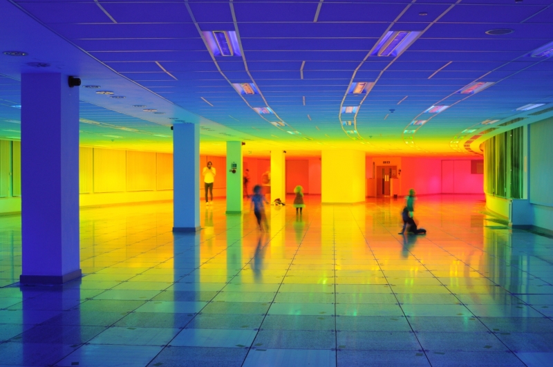 Artist Liz West shows you what it feels like to be inside a rainbow ...