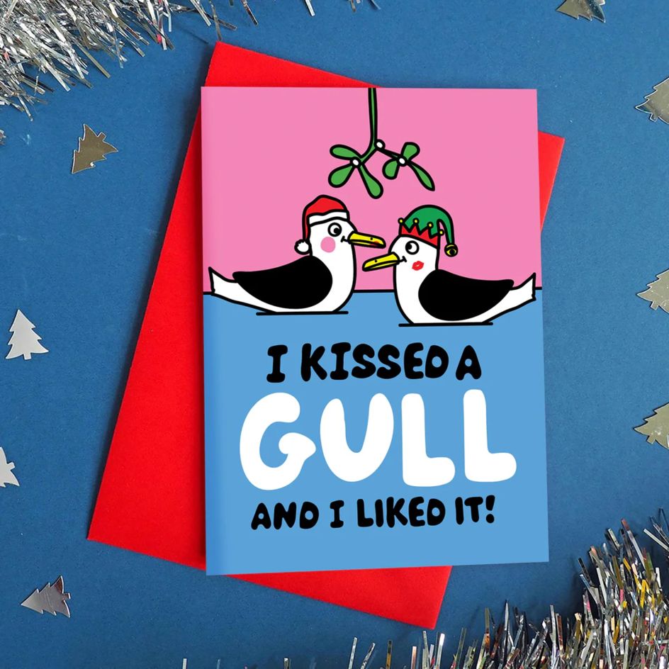 Seagull Christmas Card by Hello DODO