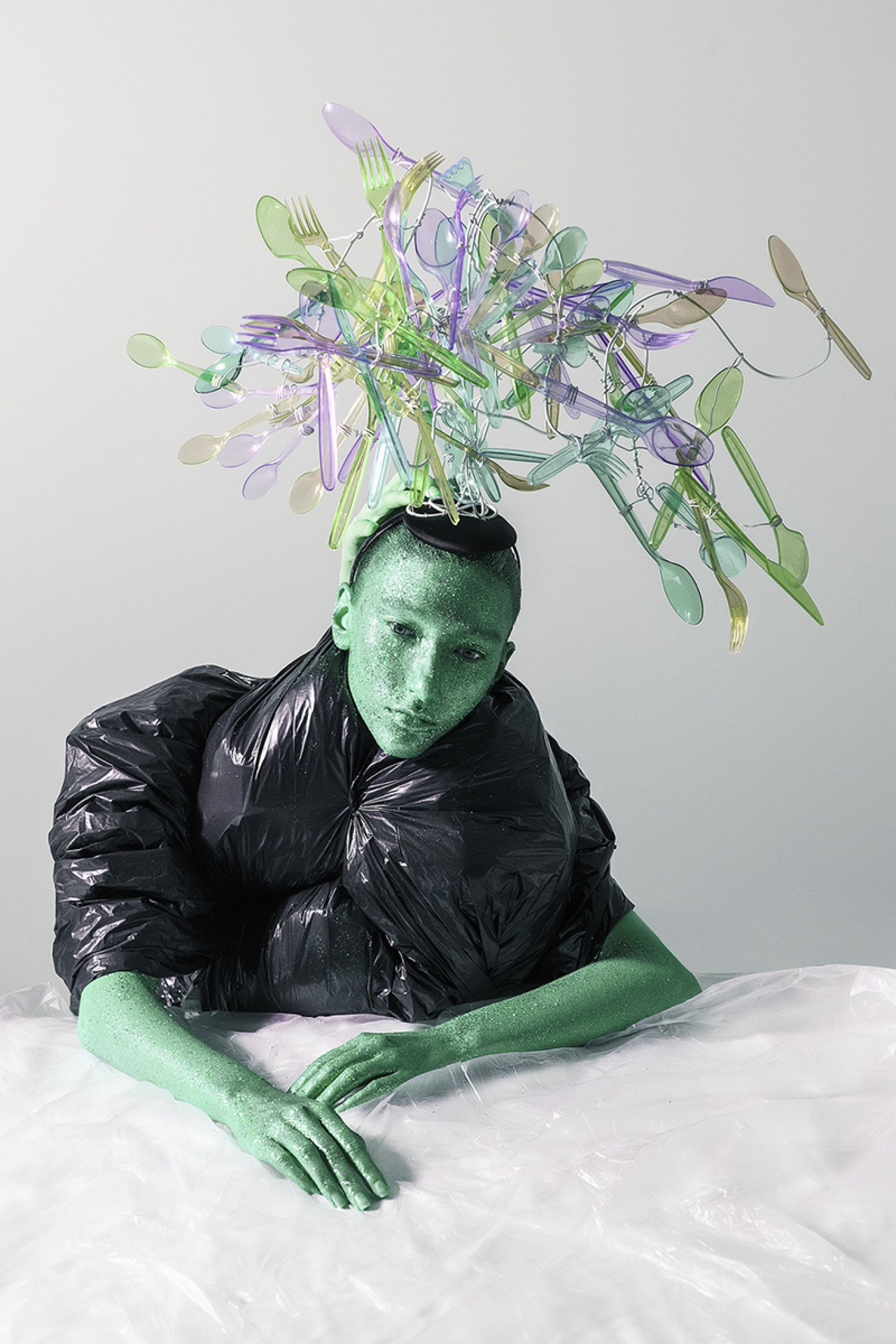 Outlandish outfits made from rubbish are inspired by dreams and ...