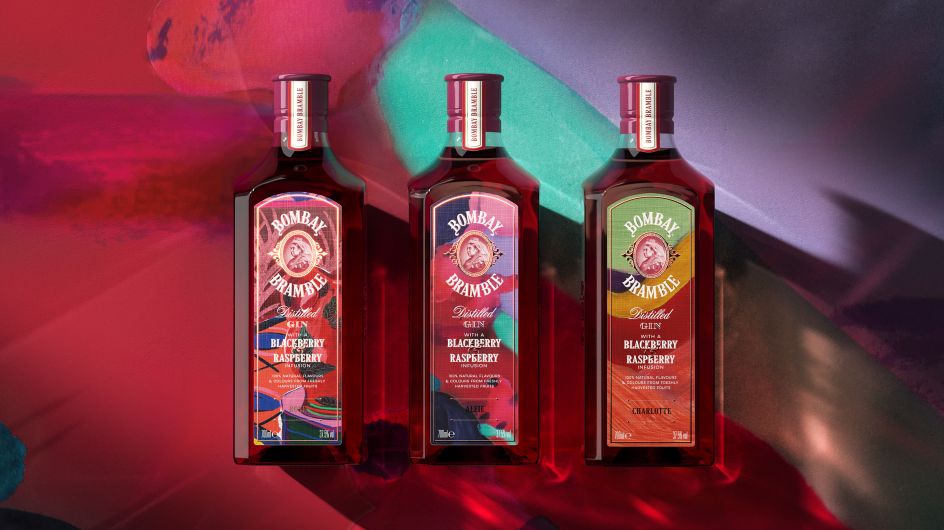 Knockout's identity for Bombay Bramble is a 'creative new expression of gin