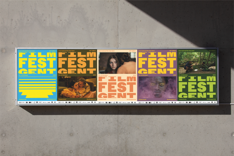 Film Fest Gent's animated rebrand contains a clever nod to the nature of  movies