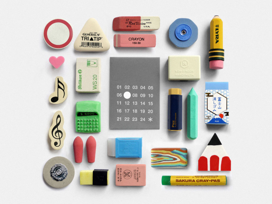 Eraser Advent 2024 by Present & Correct