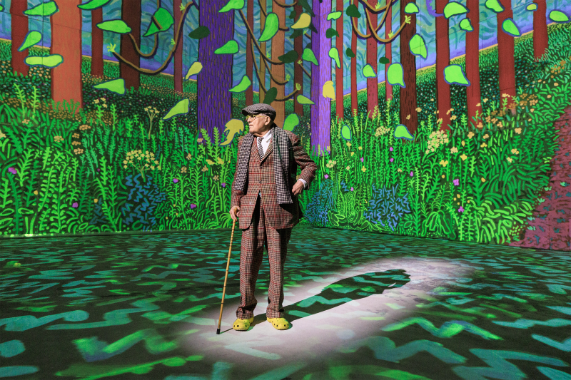 Immersive Experience with Hockney and Apocalyptic Art with Laurie Anderson in Manchester