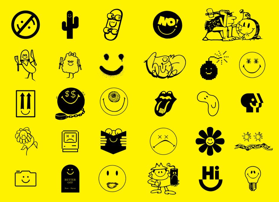 Smiley logo, the symbol for the acid house generation