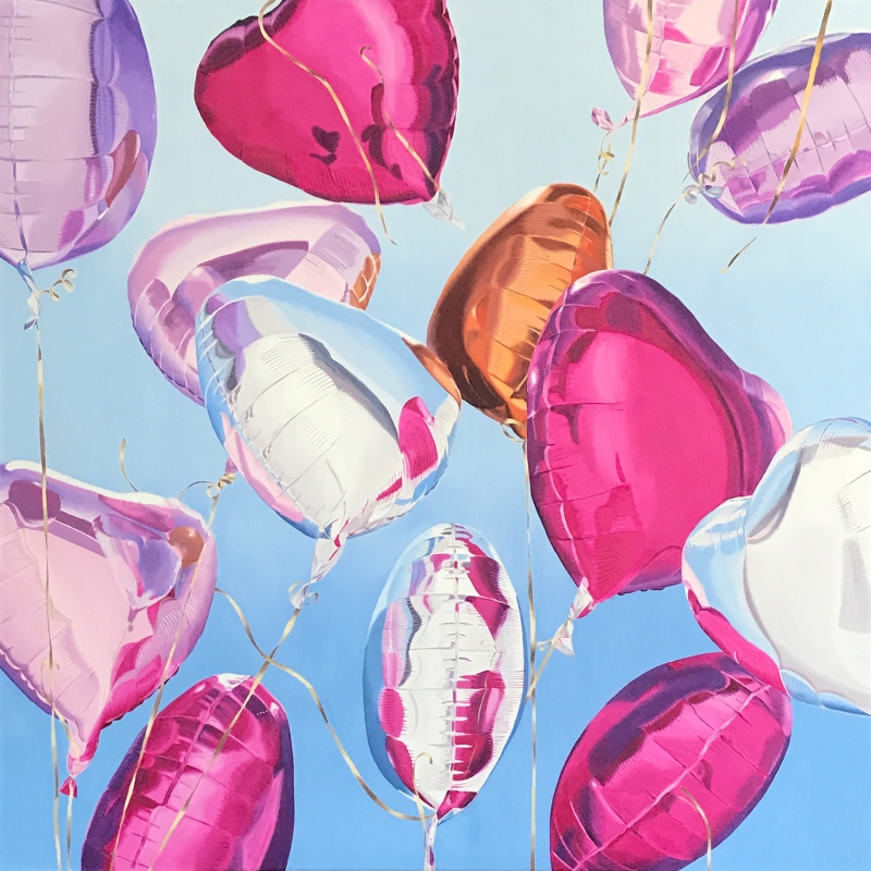 Painting of outlet balloons