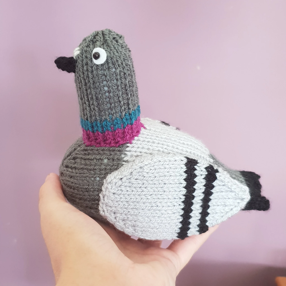 ###Bill the Pigeon knitting kit by Nicky Stewart