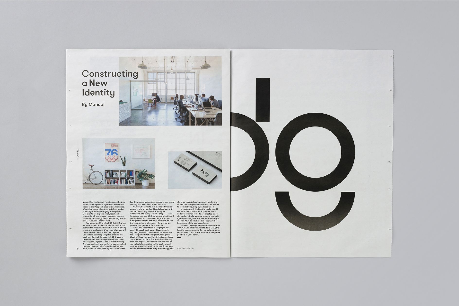 Cool, minimalist and iconic brand identity for BDG by San Francisco's ...