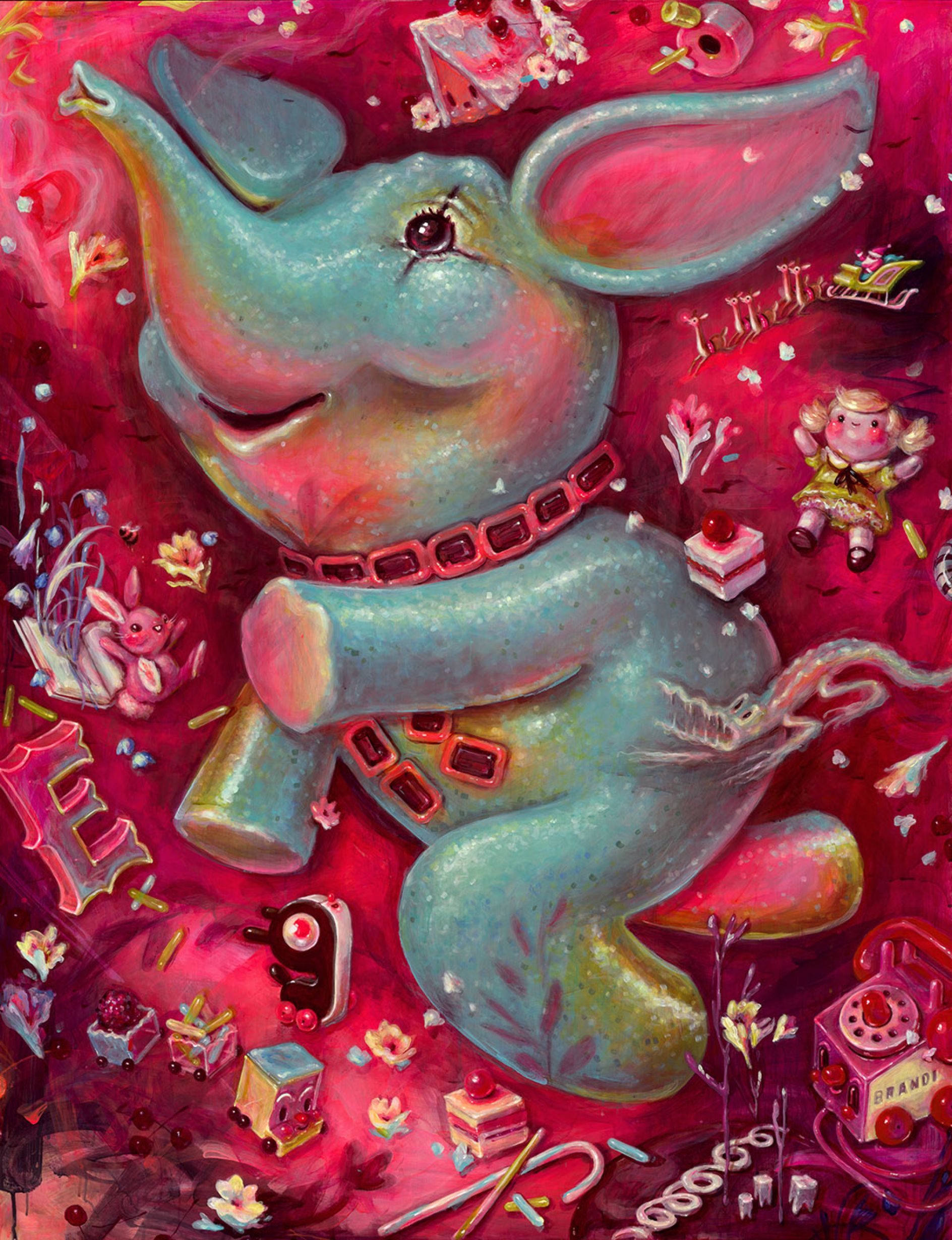 Brandi Milne's surreal paintings are a beautiful, candy-coated ...