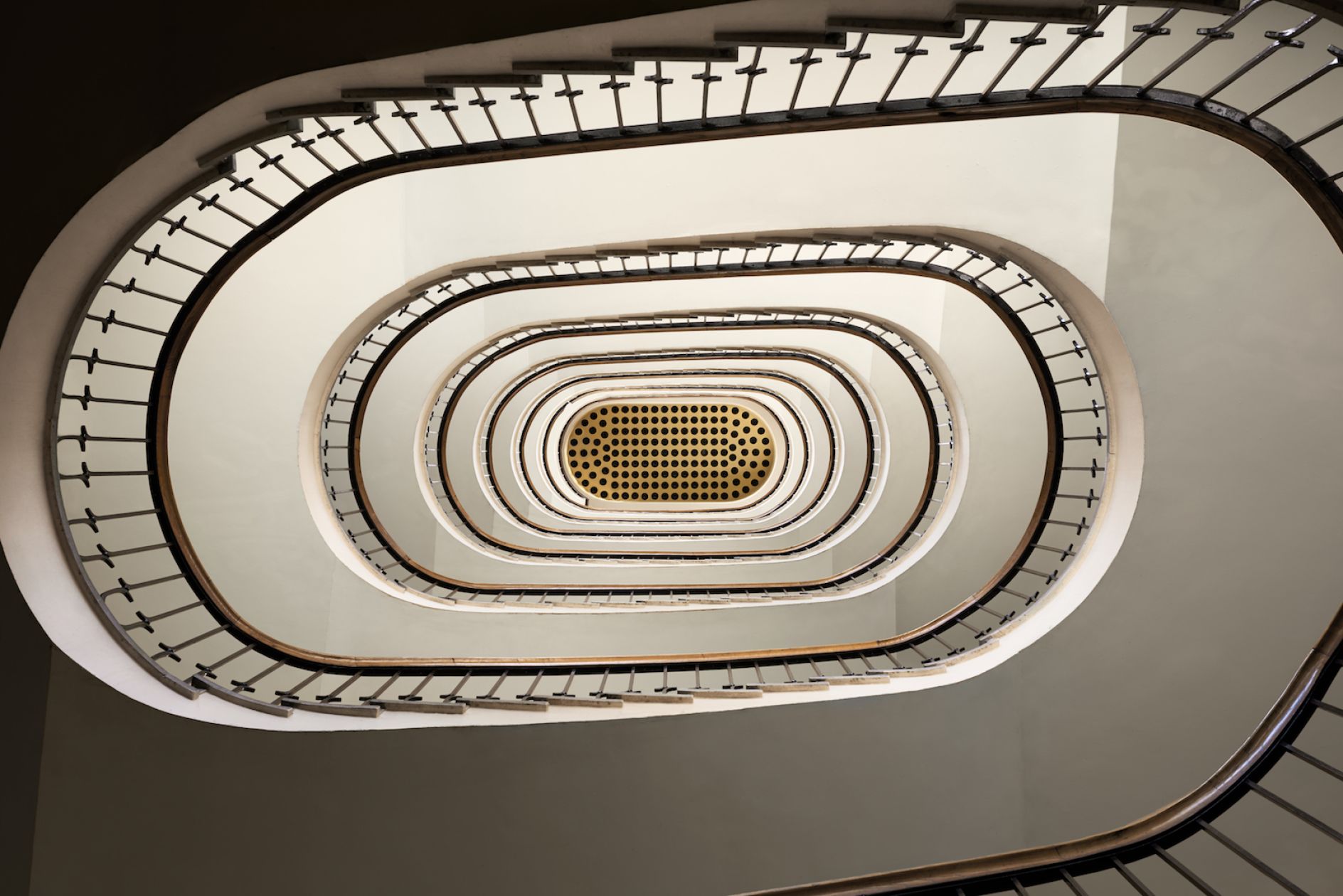 Time Machine: Swirling photographs of Bauhaus and Art Deco staircases ...