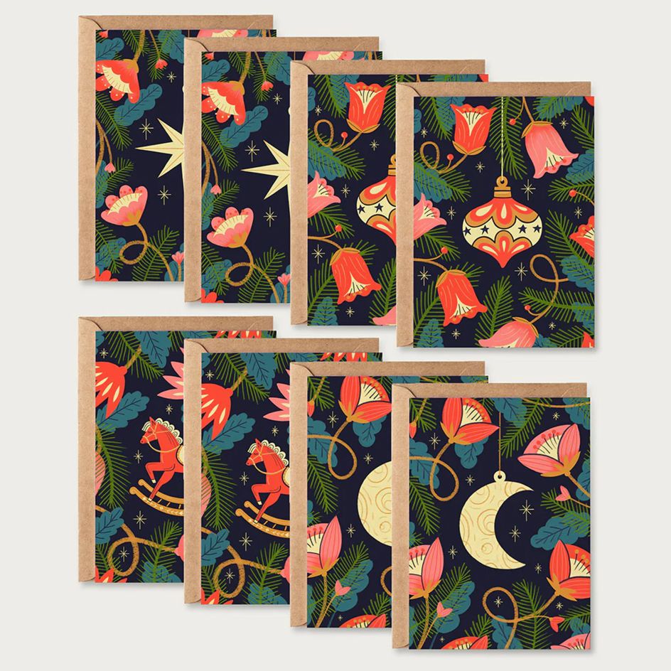 Christmas Card Set by Maz Leyden