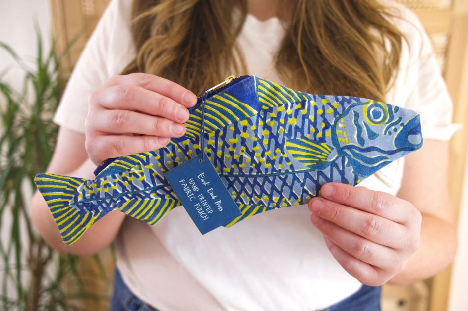 Fish Fabric Case by East End Press