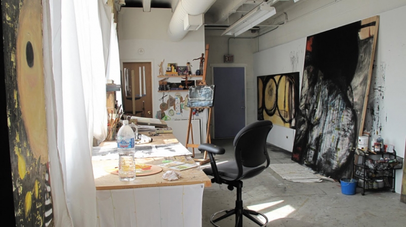 A peek inside the Chicago studio of artist Jessie Smith-Larson ...