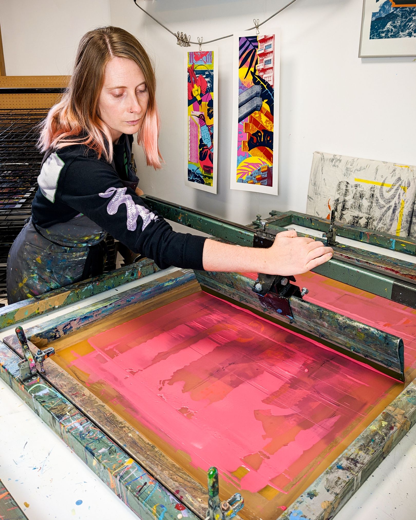 Melissa North's Vibrant And Eye-catching Screen Prints Bring The Urban 