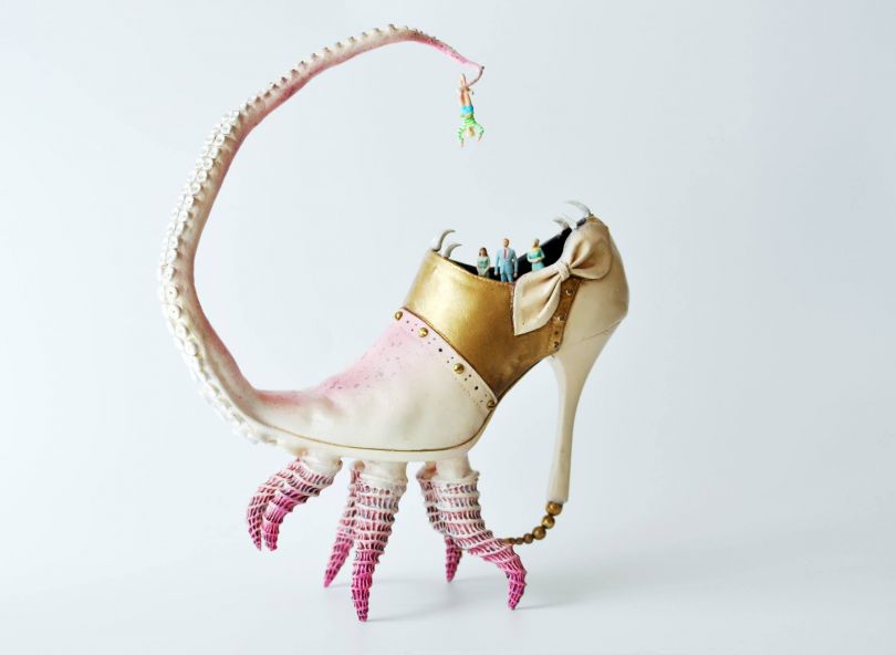 Artist transforms shoes into that tell a tale | Creative Boom