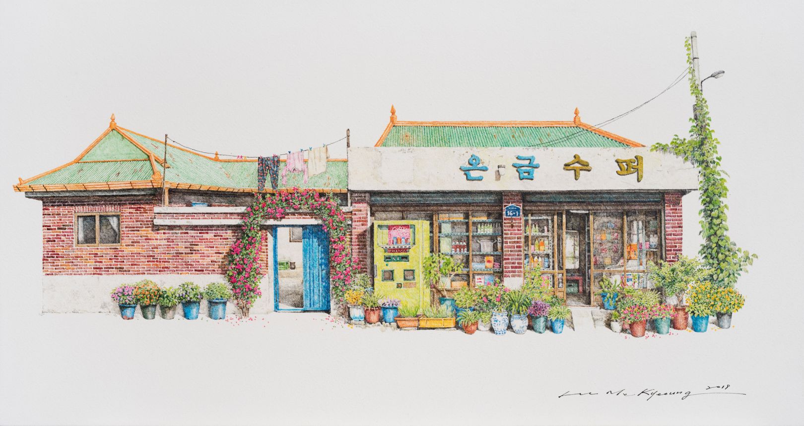 Artist Me Kyeoung Lee Travels All Over South Korea To Paint Different 