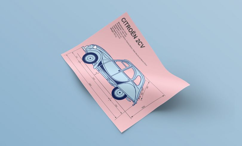 Illustrations of classic cars & motorcycles by Aylina Krumpmann for the ...