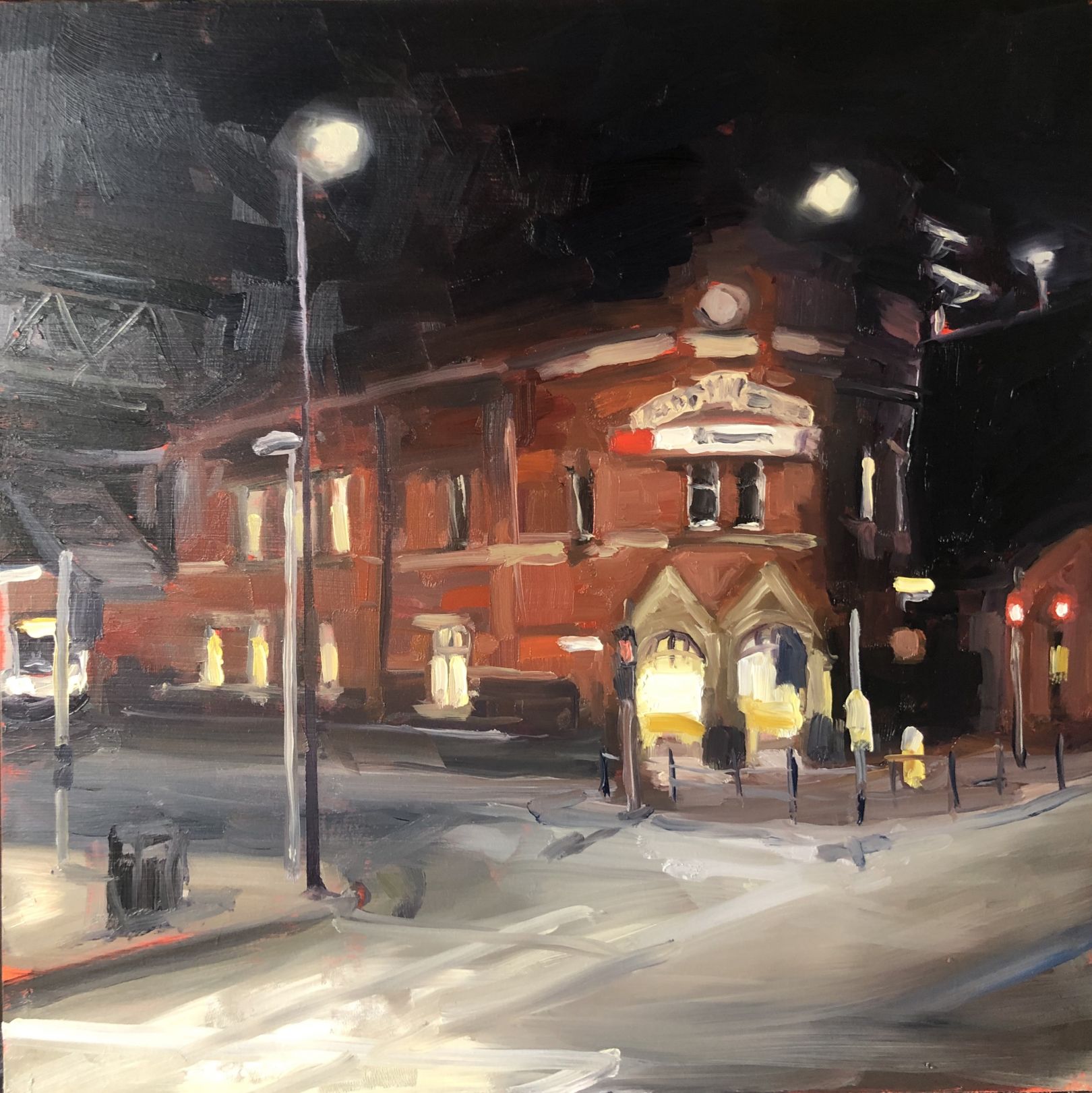 Tom Quigley's atmospheric paintings of Manchester's Northern Quarter ...