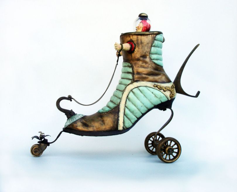 Artist transforms shoes into that tell a tale | Creative Boom