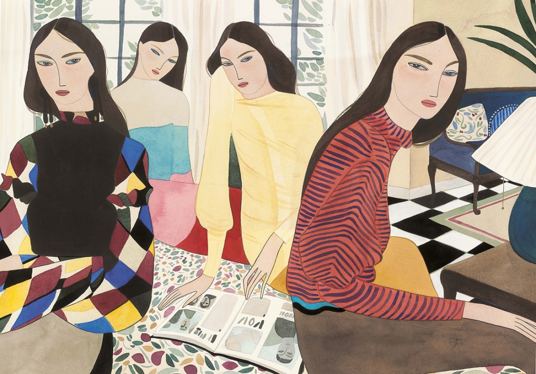 Fresh fashion watercolours by Kelly Beeman that portray colourful ...