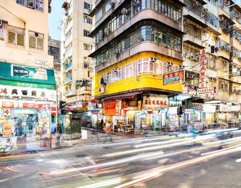 Bustling cities come to life in fantastic overlapping photographs ...