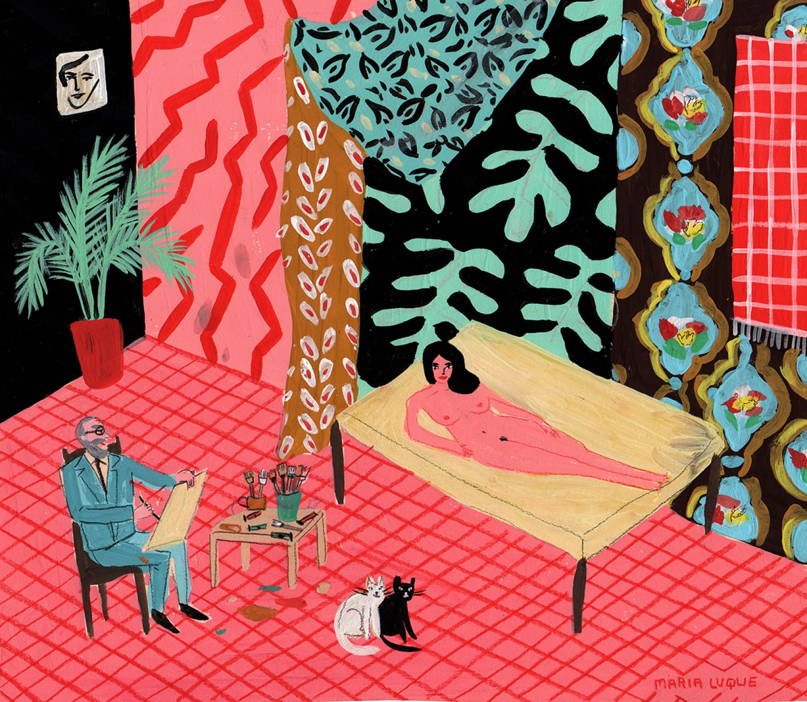 María Luque's rich and colourful illustrations that reveal life in ...