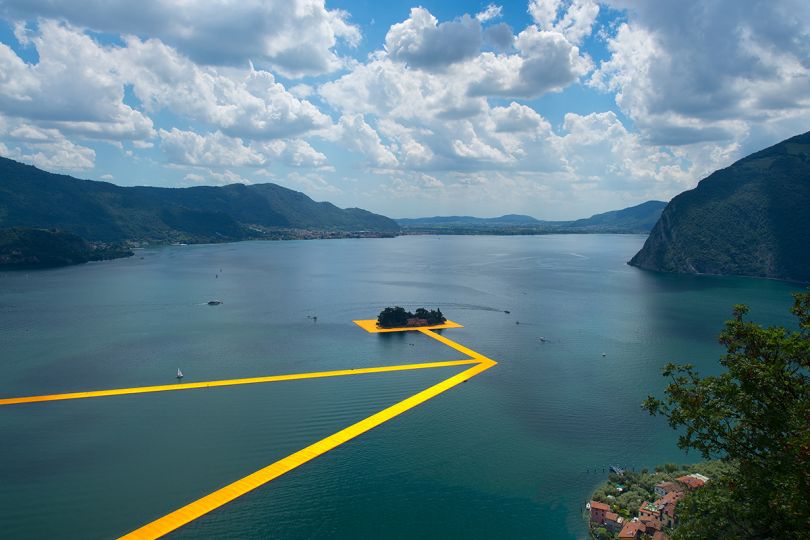 The Floating Piers Artist Christo Helps People To Walk On Water In Italy Creative Boom