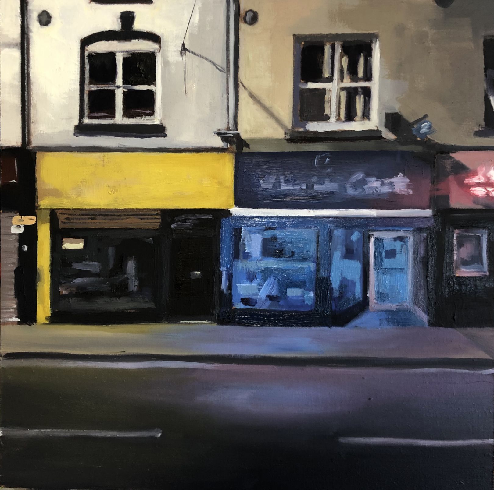 Tom Quigley's atmospheric paintings of Manchester's Northern Quarter ...