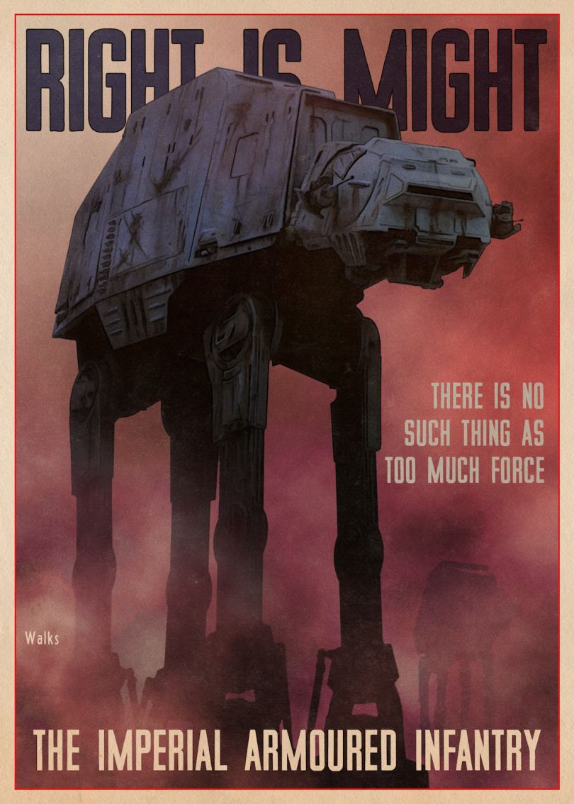 vintage travel posters star wars