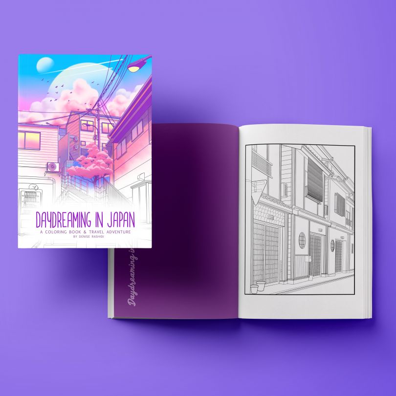 Download Daydreaming In Japan A Colouring Book Inspired By The Streets Of Nippon Creative Boom