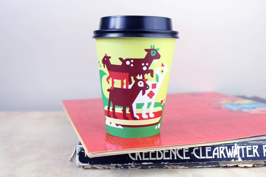 disposable coffee cup design