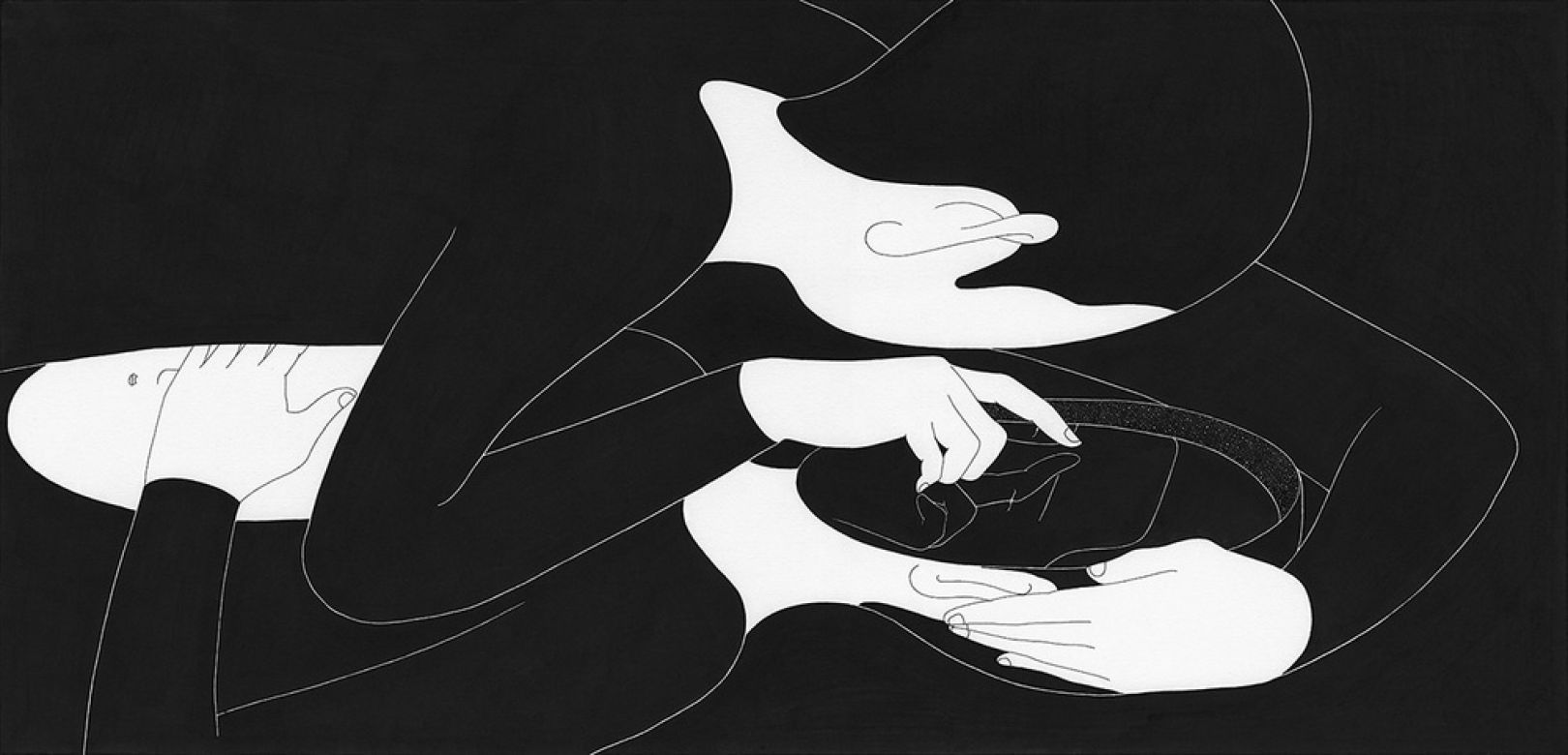 Moonassi: Melancholy illustrations react to the musings of everyday ...