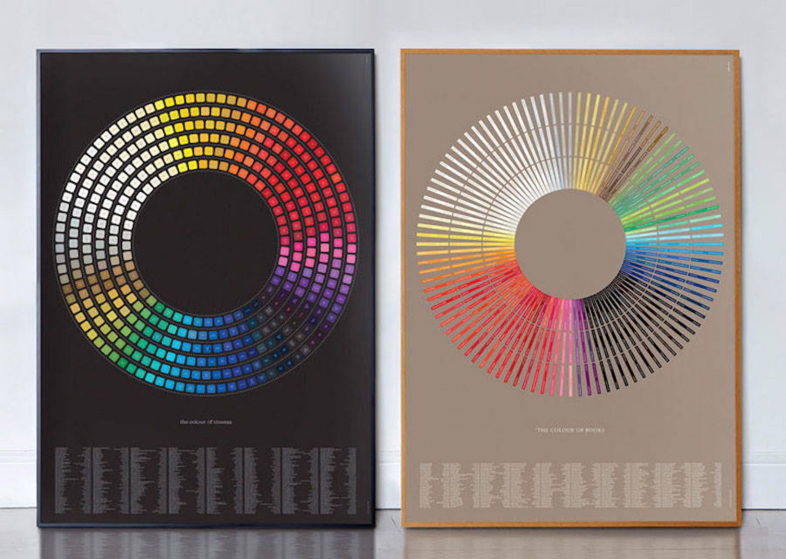 Famous films and books painstakingly categorised by colour in this ...