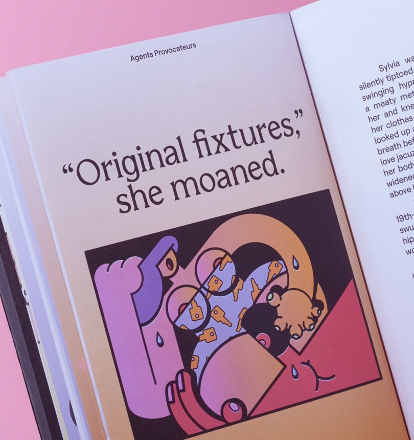 Unusual Book Porn Sex - Rocky Flintstone of 'My Dad Wrote A Porno' and illustrator Sebastian  Schwamm create erotic novel for homebuyers | Creative Boom
