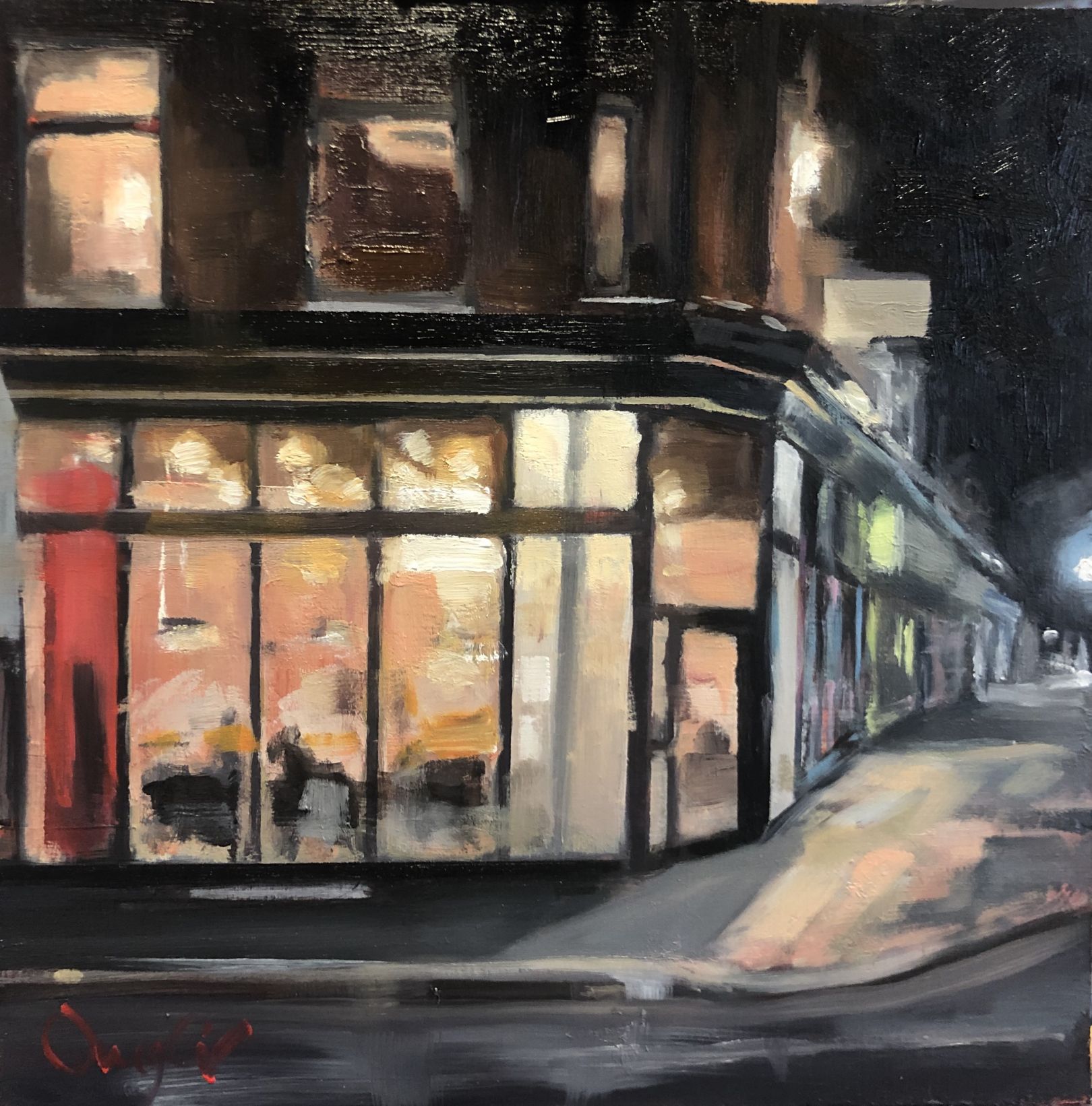 Tom Quigley's atmospheric paintings of Manchester's Northern Quarter ...