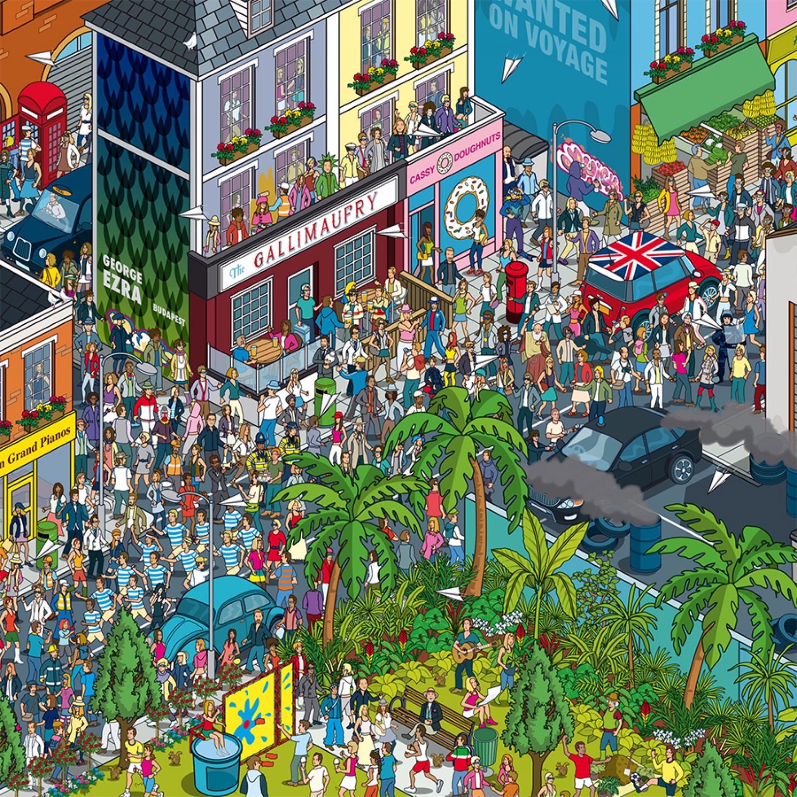 Illustrator Rod Hunt hides George Ezra in hilarious grown-up Where’s ...