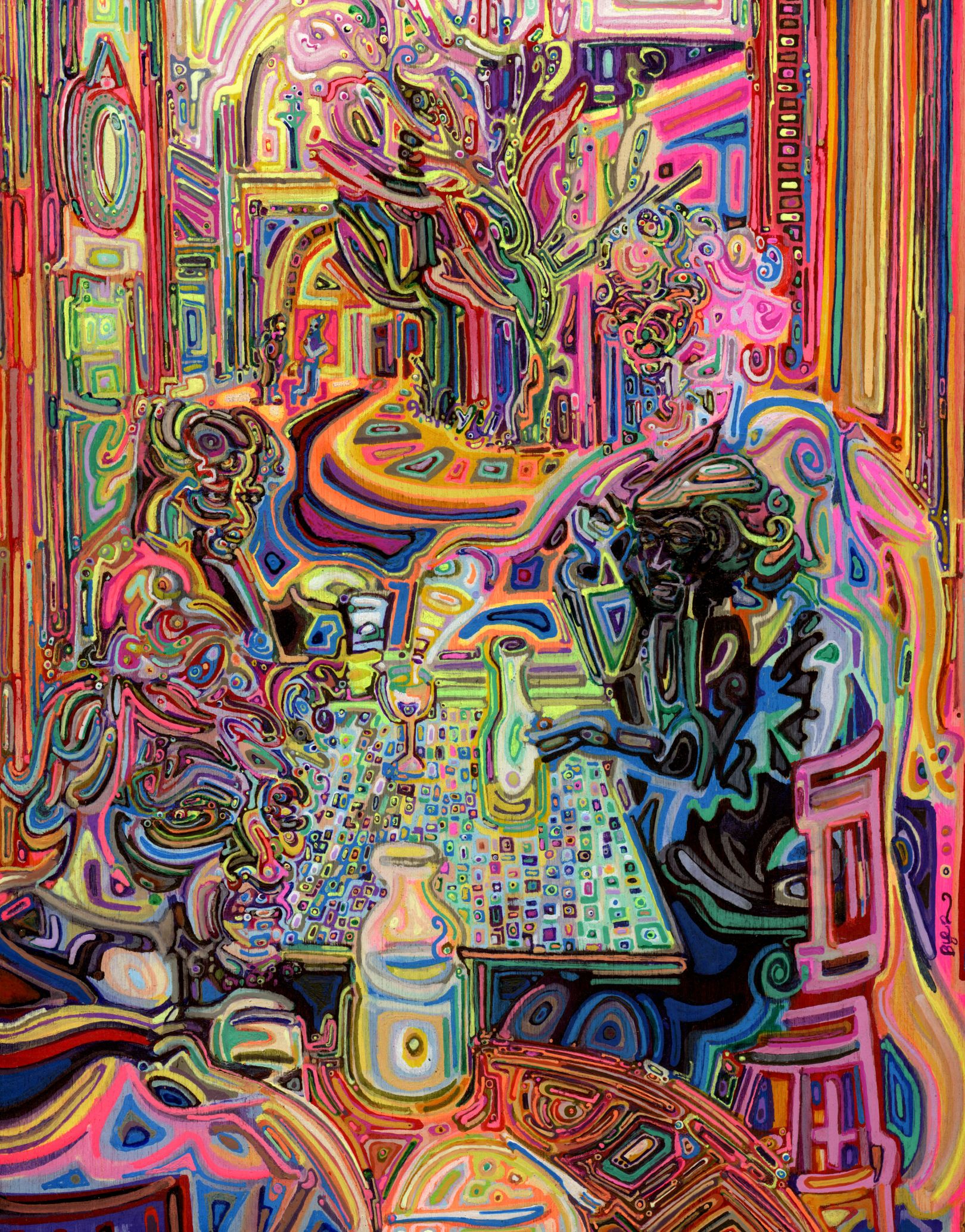 Faux Fauvism: Artist invents new technique to create a kaleidoscope of ...