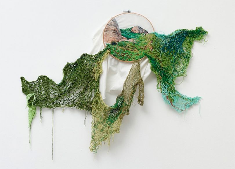 embroidered landscapes