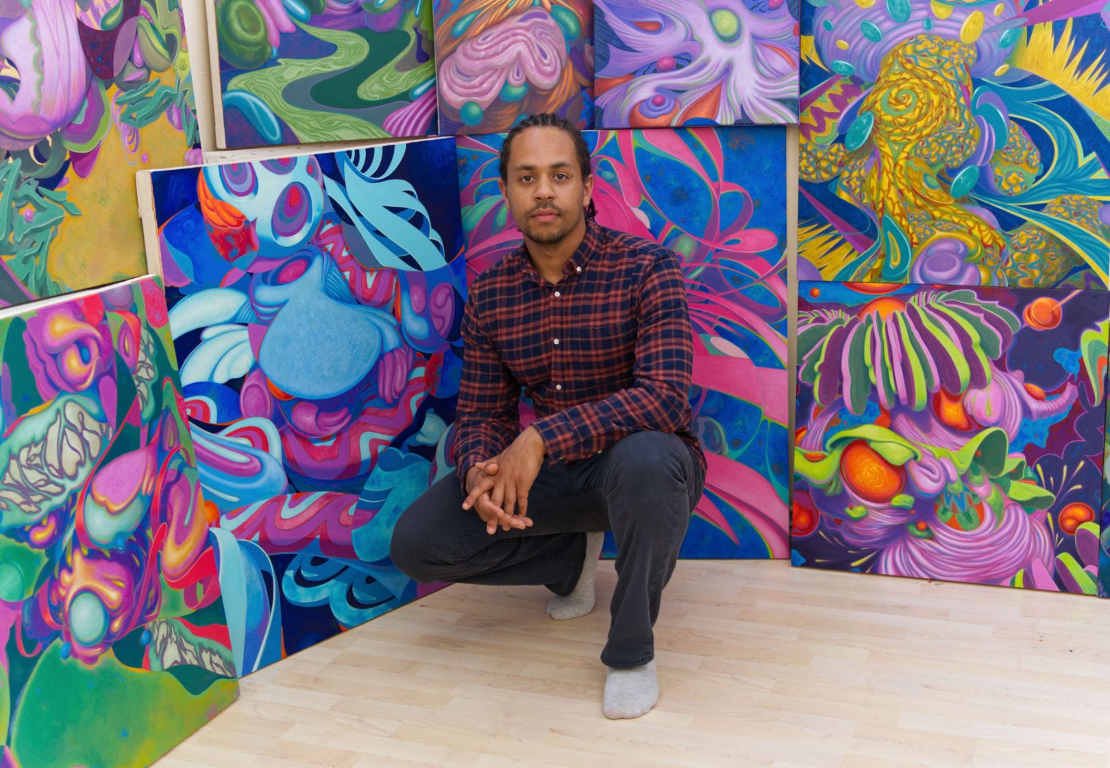 Jarvis Brookfield on his psychedelic paintings, dream-like states and ...