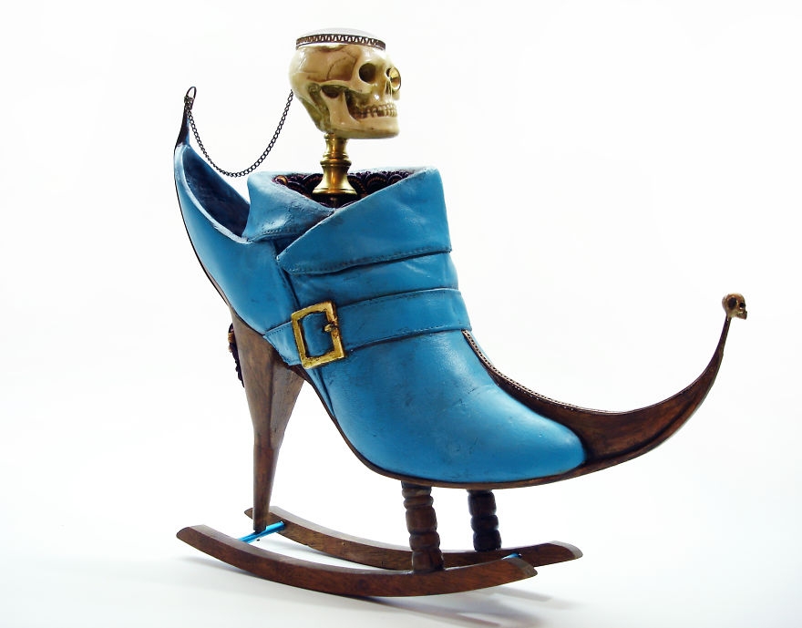 Storytelling Shoes Artist Transforms Shoes Into Sculptures That Tell A Tale Creative Boom