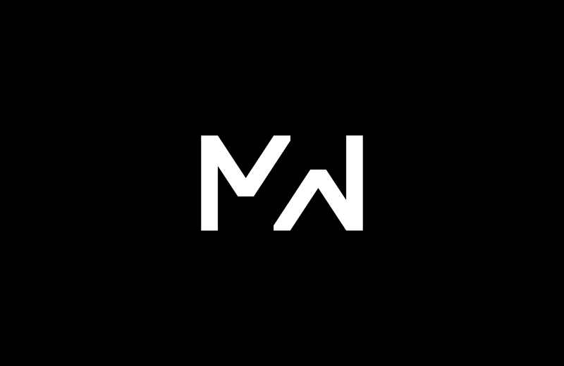 M Power: logo and branding for filmmaker Martin Webb by All Works Co