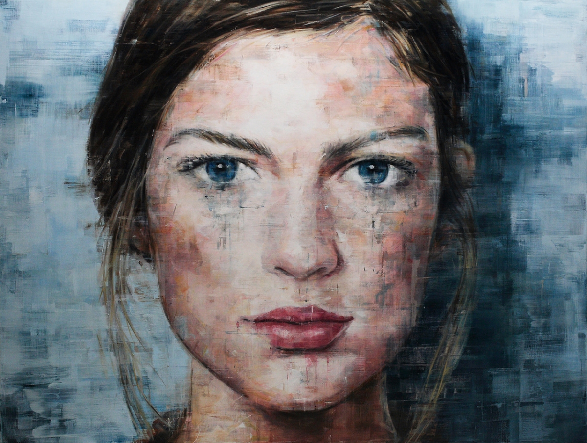 Haunting oil portraits by Harding Meyer that focus on the windows to ...