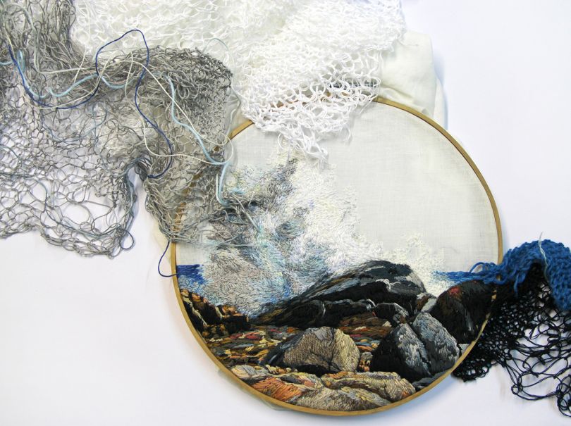 embroidered landscapes