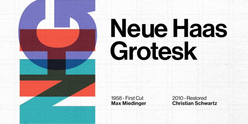 Neue Haas Grotesk par Monotype