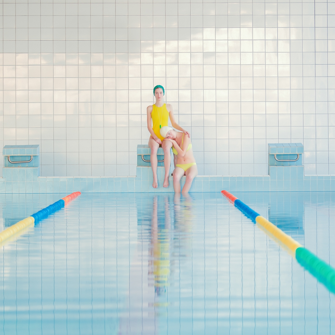 Swimming Pool Maria Svarbova S Photographs Of Primary Coloured