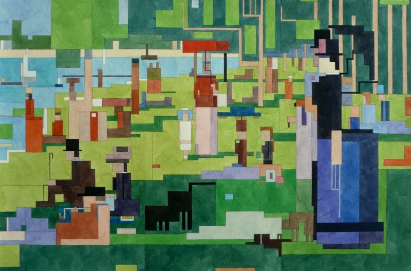 Pixelated, 8-bit artworks of classic paintings from the art world